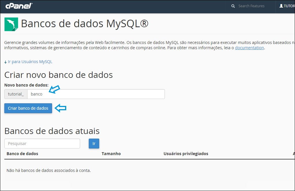 Criar um Novo Usuário MySQL