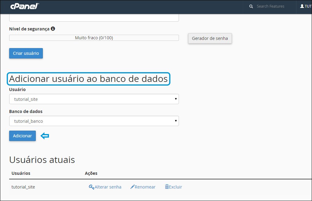 Conceder Todos os Privilégios ao Usuário